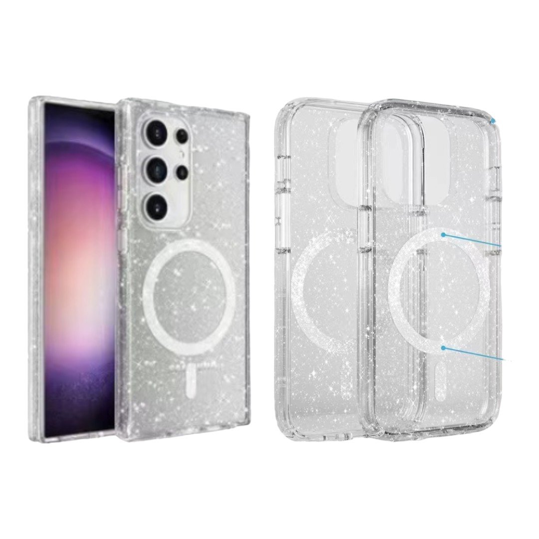 InnoDefend Phone Case Magsafe Glitter Clear