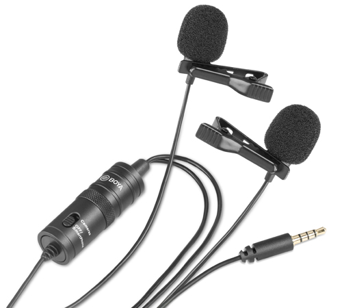 Original BOYA-M1DM TWO Mics