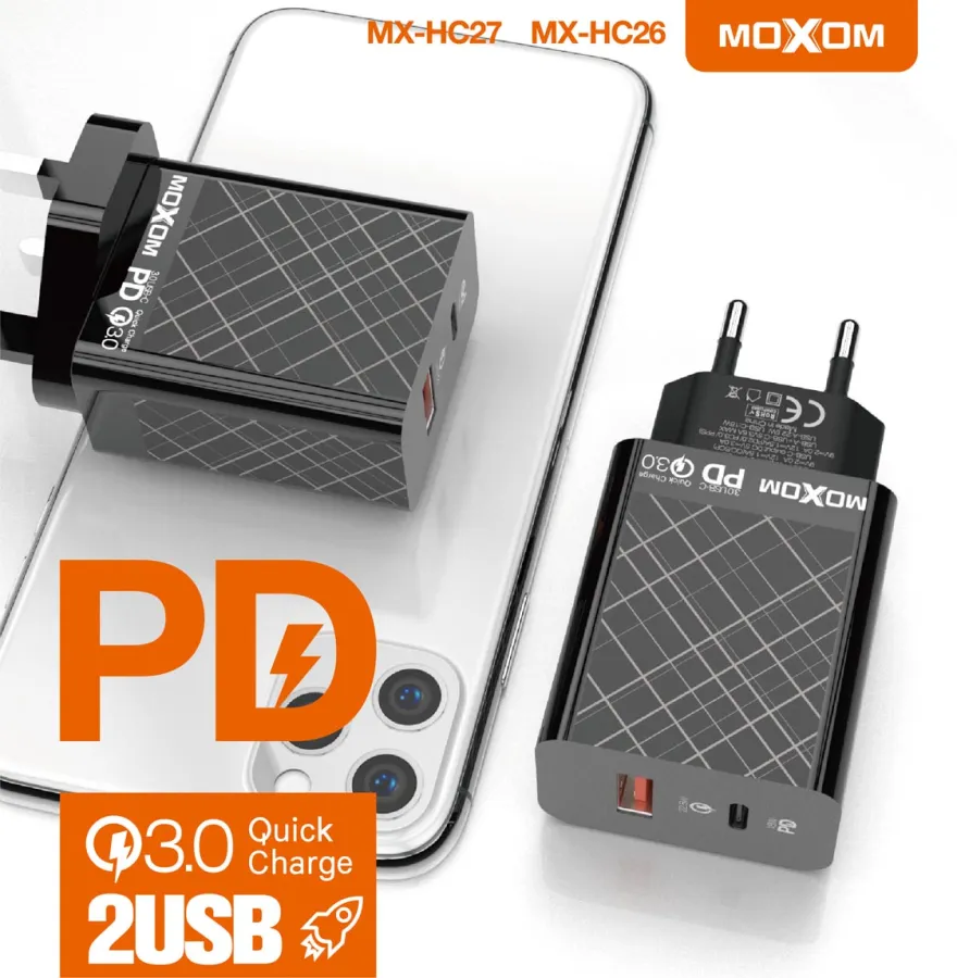 Moxom MX-HC27 22.5W Fast Charger - Image 2