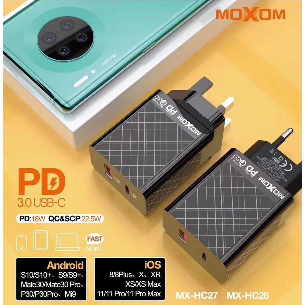 Moxom MX-HC27 22.5W Fast Charger - Image 4