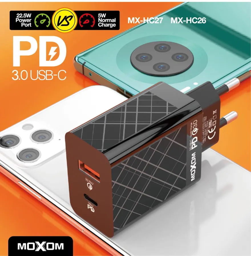 Moxom MX-HC27 22.5W Fast Charger - Image 3