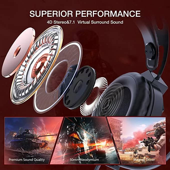 Ajsaki M180 Pro Retro Gaming Headsets - Image 3