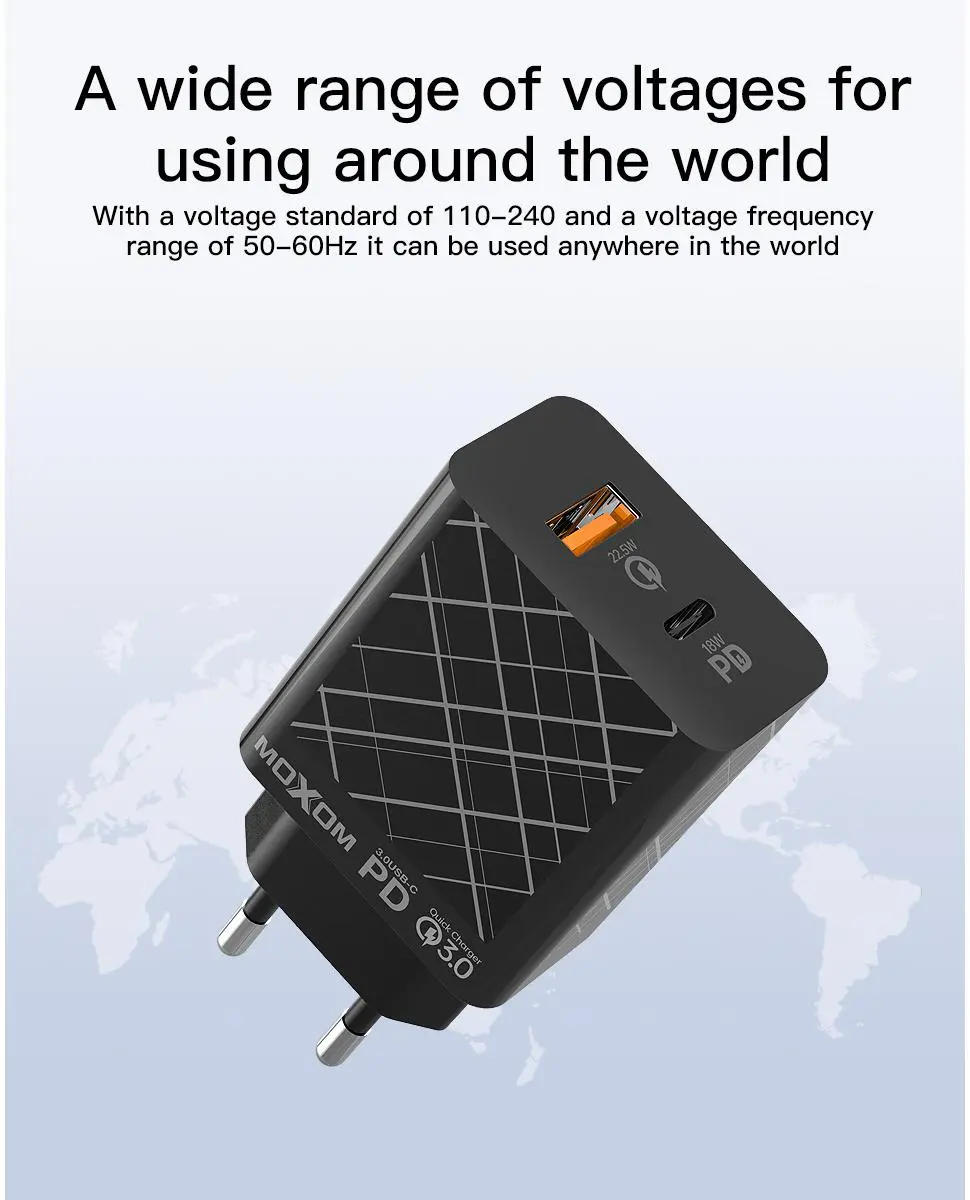 Moxom MX-HC27 22.5W Fast Charger - Image 5
