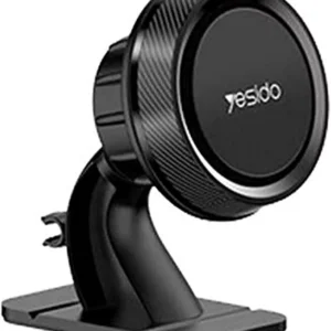 Yesido C60 Magnetic Car Phone holder For For iphone and Smat Phone with 360 Degree Magnetic holder in Air Vent and Mount Car holder - Black
