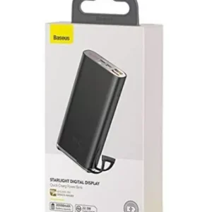 Digital Display Quick Charg Power Bank 20000mAh 22.5W Starlight | Baseus